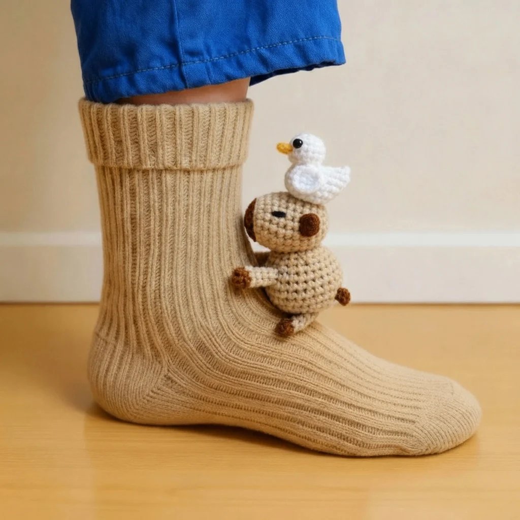 3D Knit Animal Socks - Cozy, Durable Comfort with Unique Designs