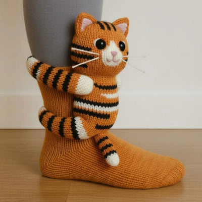 3D Knit Animal Socks - Cozy, Durable Comfort with Unique Designs