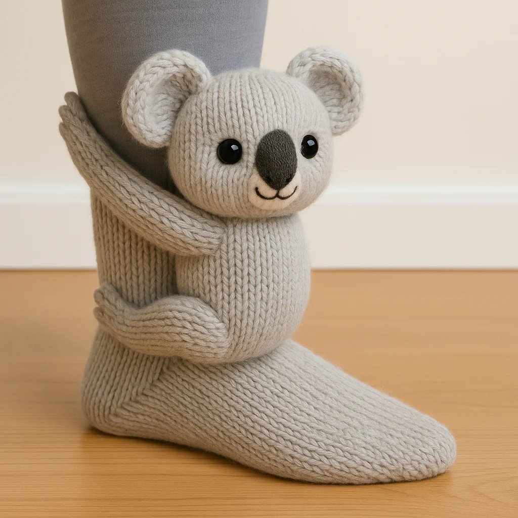 3D Knit Animal Socks - Cozy, Durable Comfort with Unique Designs