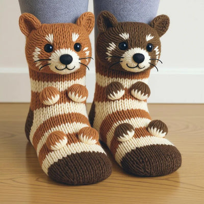 3D Knit Animal Socks - Cozy, Durable Comfort with Unique Designs