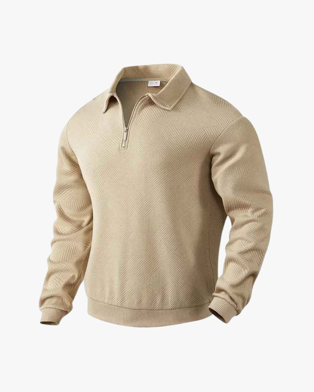 Carter Textured Half-Zip Polo Sweater
