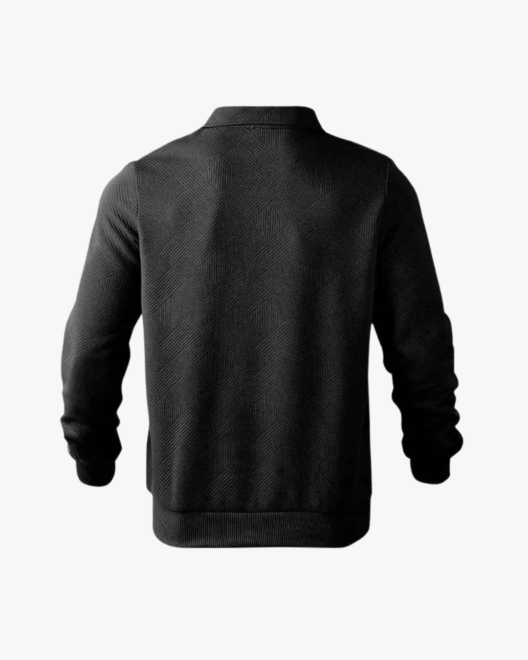 Carter Textured Half-Zip Polo Sweater