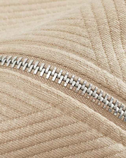 Carter Textured Half-Zip Polo Sweater