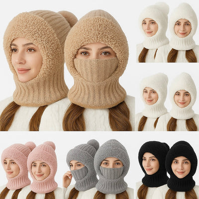 Wind-Resistant Hooded Scarf
