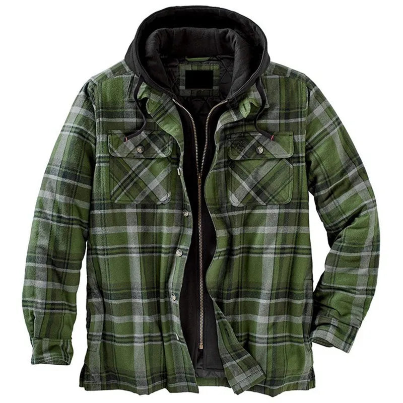 Rugged Terrain Plaid Jacket